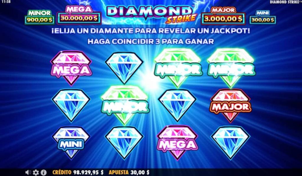 Diamond Strike Pragmatic - minor jackpot.