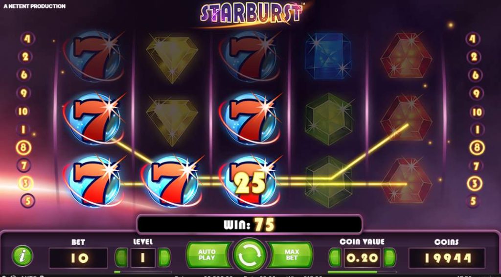 Starburst Slot al Online Casino.