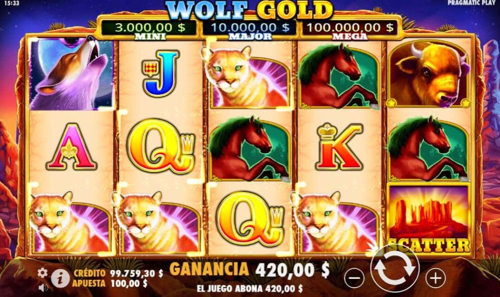 Wolf Gold slot gran victoria.