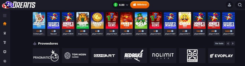 Dreams Casino Online