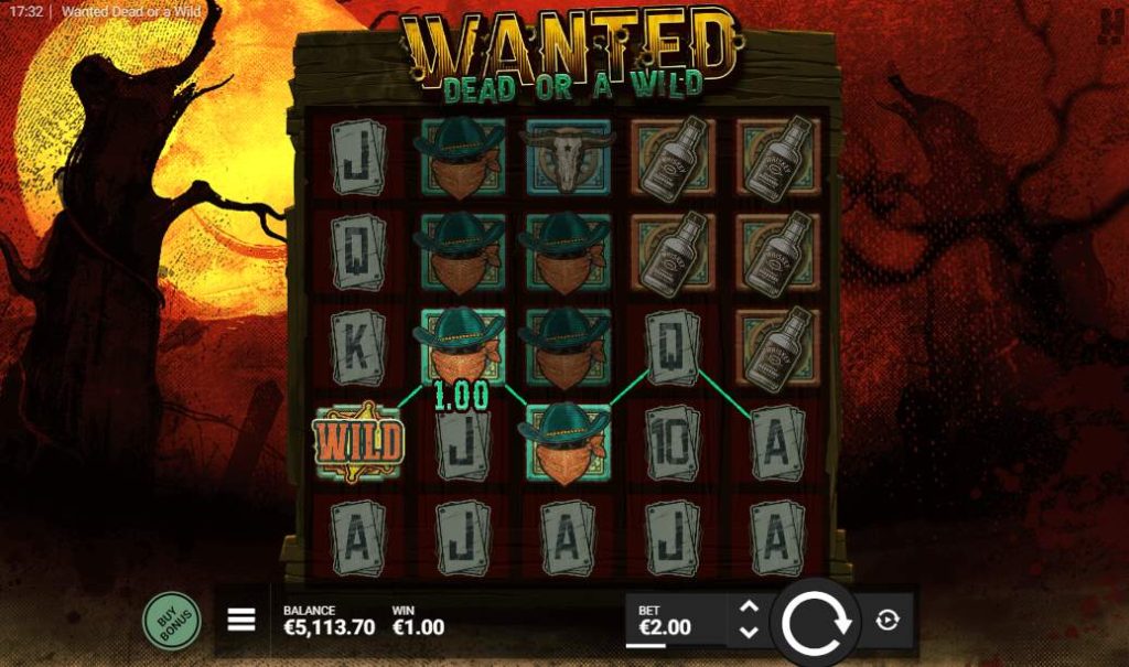 Wanted Dead or a Wild Slot