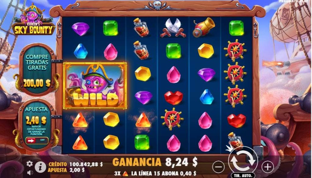 Krakens Sky Bounty en Casino Argentina