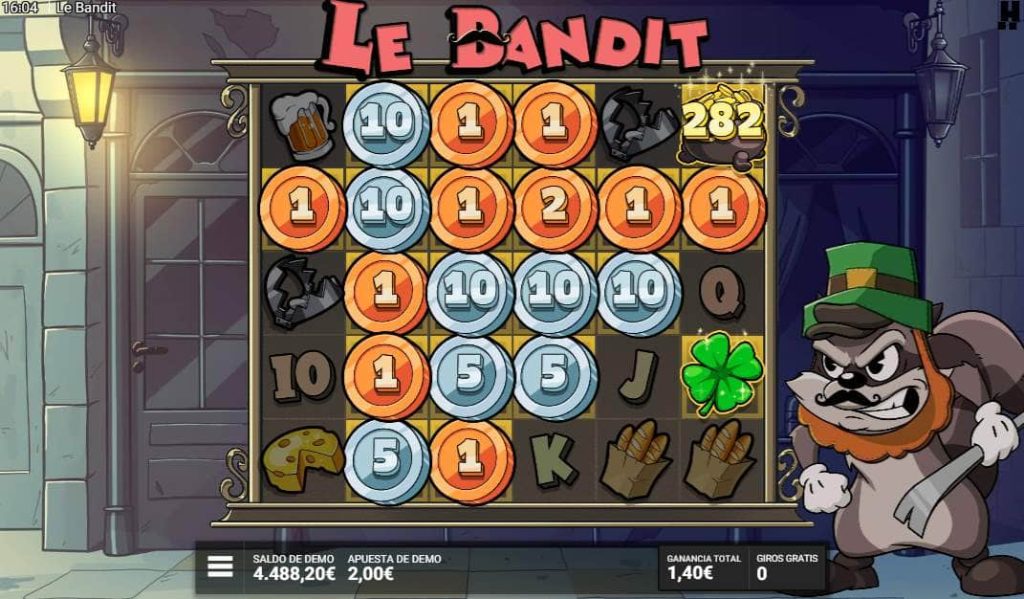 La tragamonedas Le Bandit demo.