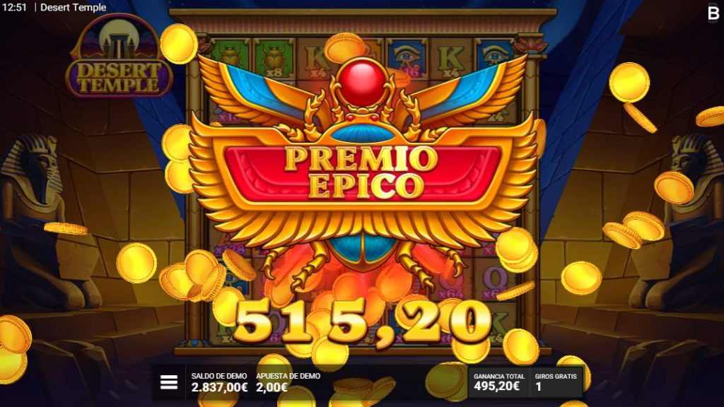 Demo de Desert Temple.