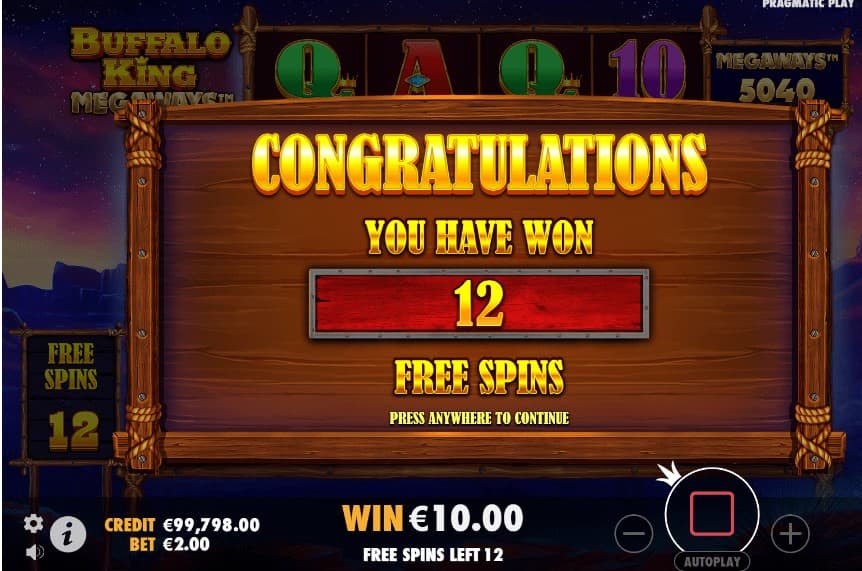 buffalo king megaways