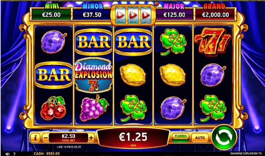 diamond explosion 7s slot