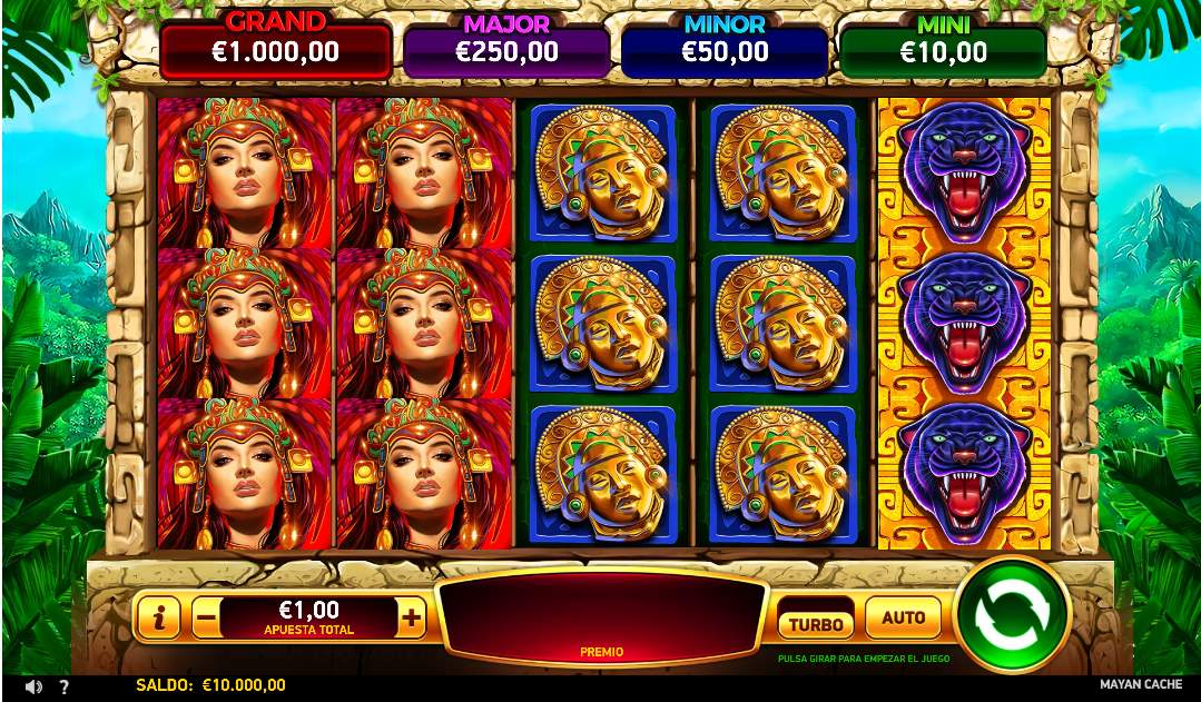 Mayan Cache slot – Aventura y grandes premios