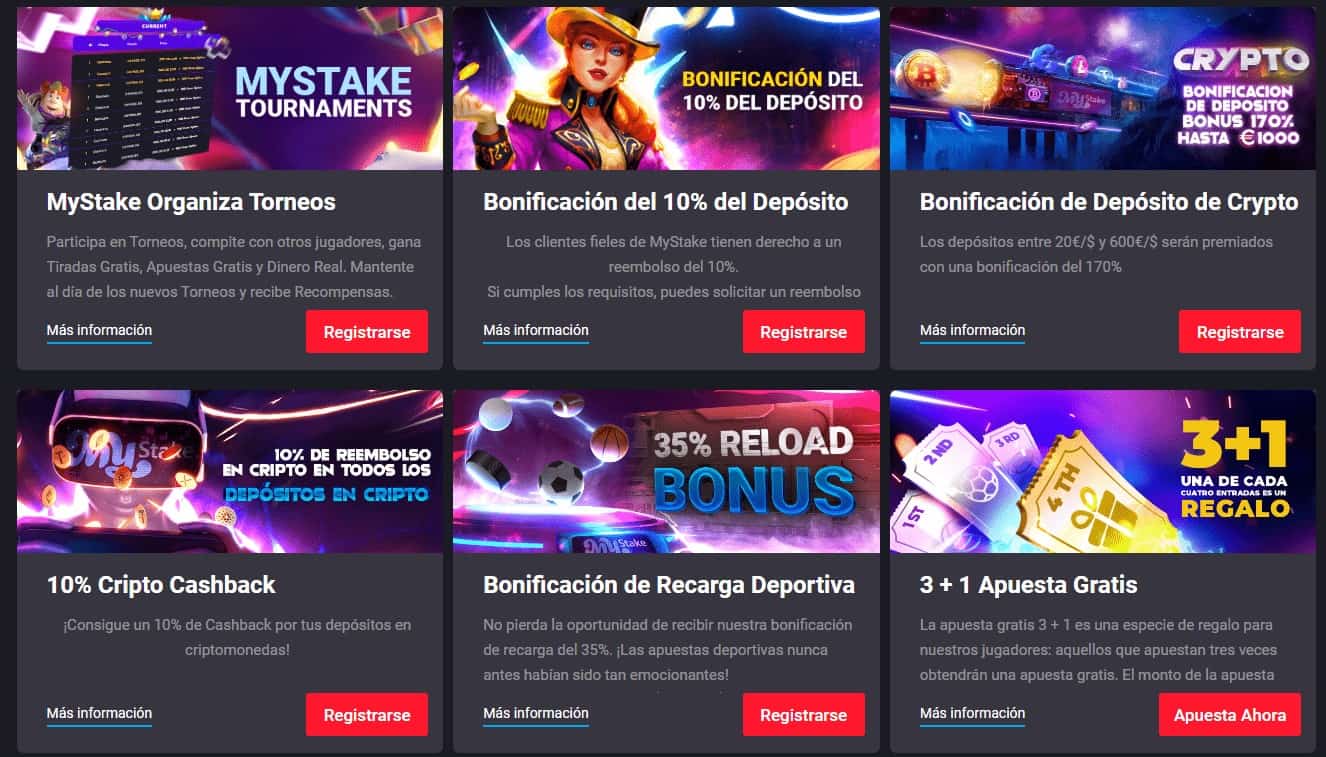 Mystake Casino Online Bonus