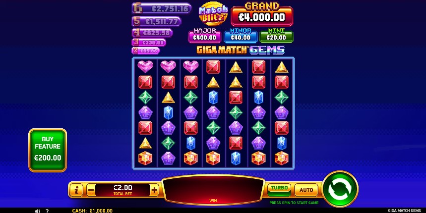 Giga Match Gems game